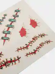 Серый меланж временные татуировки