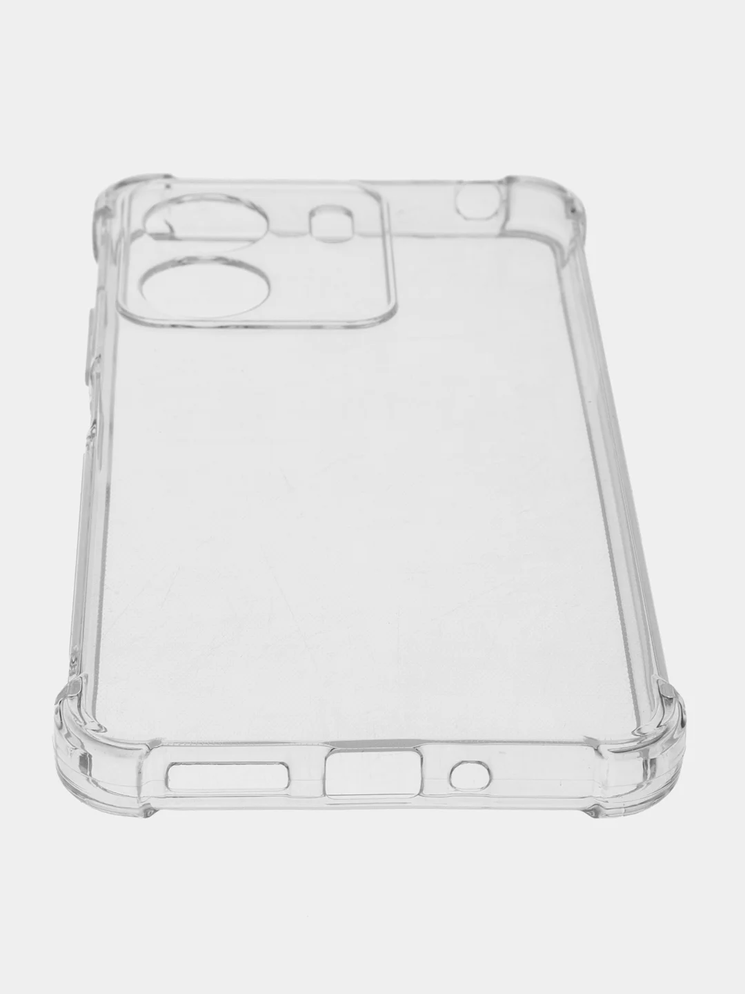Прозрачный противоударный чехол для Poco C65, Xiaomi Redmi 13C силиконовый BROSCORP
