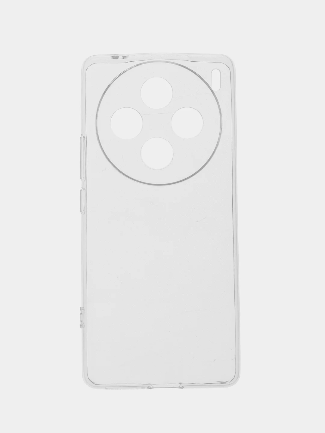 Прозрачный чехол ROSCO для Vivo X100 силиконовый, тонкий, бортик вокруг камер