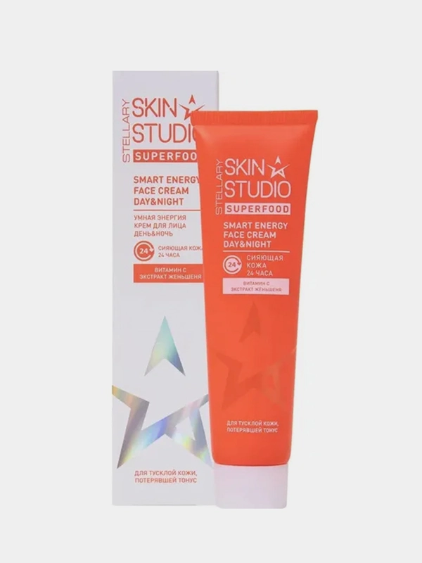 Крем для лица STELLARY SKIN STUDIO Superfood, тонизирующий, 30мл