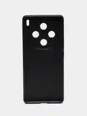 Черный чехол ROSCO для Vivo X100 силиконовый, тонкий, бортик вокруг камер