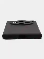 Черный чехол ROSCO для Vivo X100 силиконовый, тонкий, бортик вокруг камер