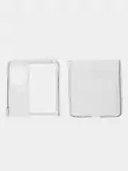 Прозрачный складной пластиковый чехол ROSCO OPPO Find N2 Flip/N3 Flip, прозрачный, с защитой камер