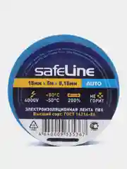 Изолента Safeline Auto, 15 мм х 5 м, синий