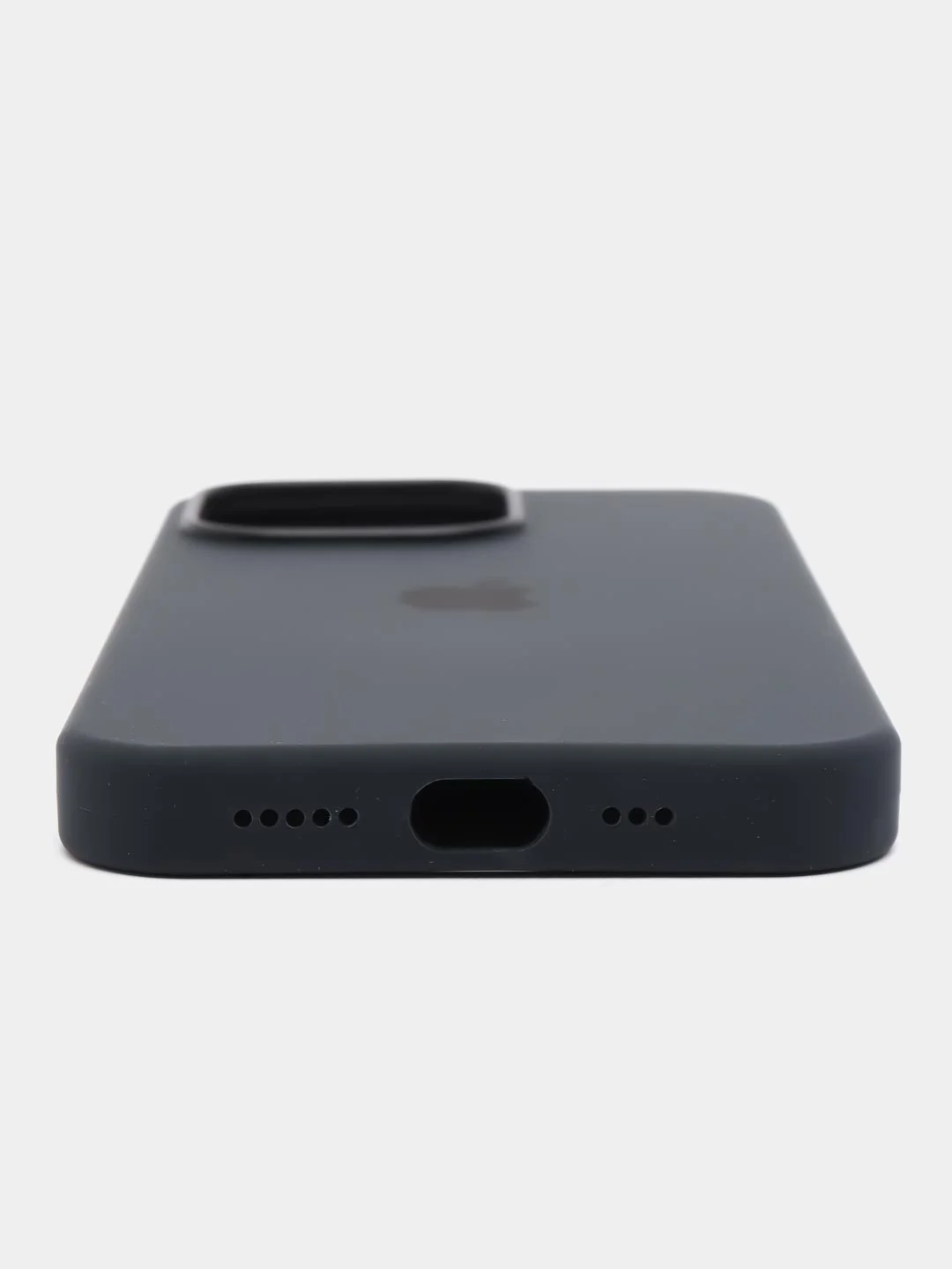 Черный чехол силиконовый c MagSafe для iPhone 13 / 13 Pro / 13 Pro Max