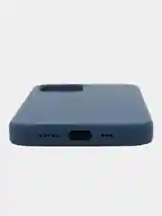 Синий меланж чехол силиконовый Apple Silicone Case для iPhone 12 / iPhone 12 Pro