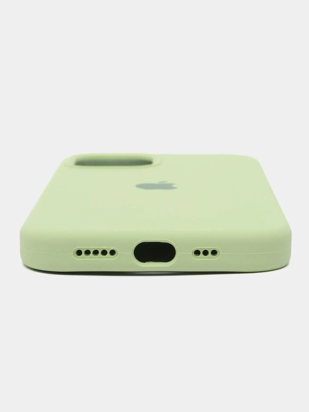 Салатовый чехол силиконовый Apple Silicone Case для iPhone 12 / iPhone 12 Pro
