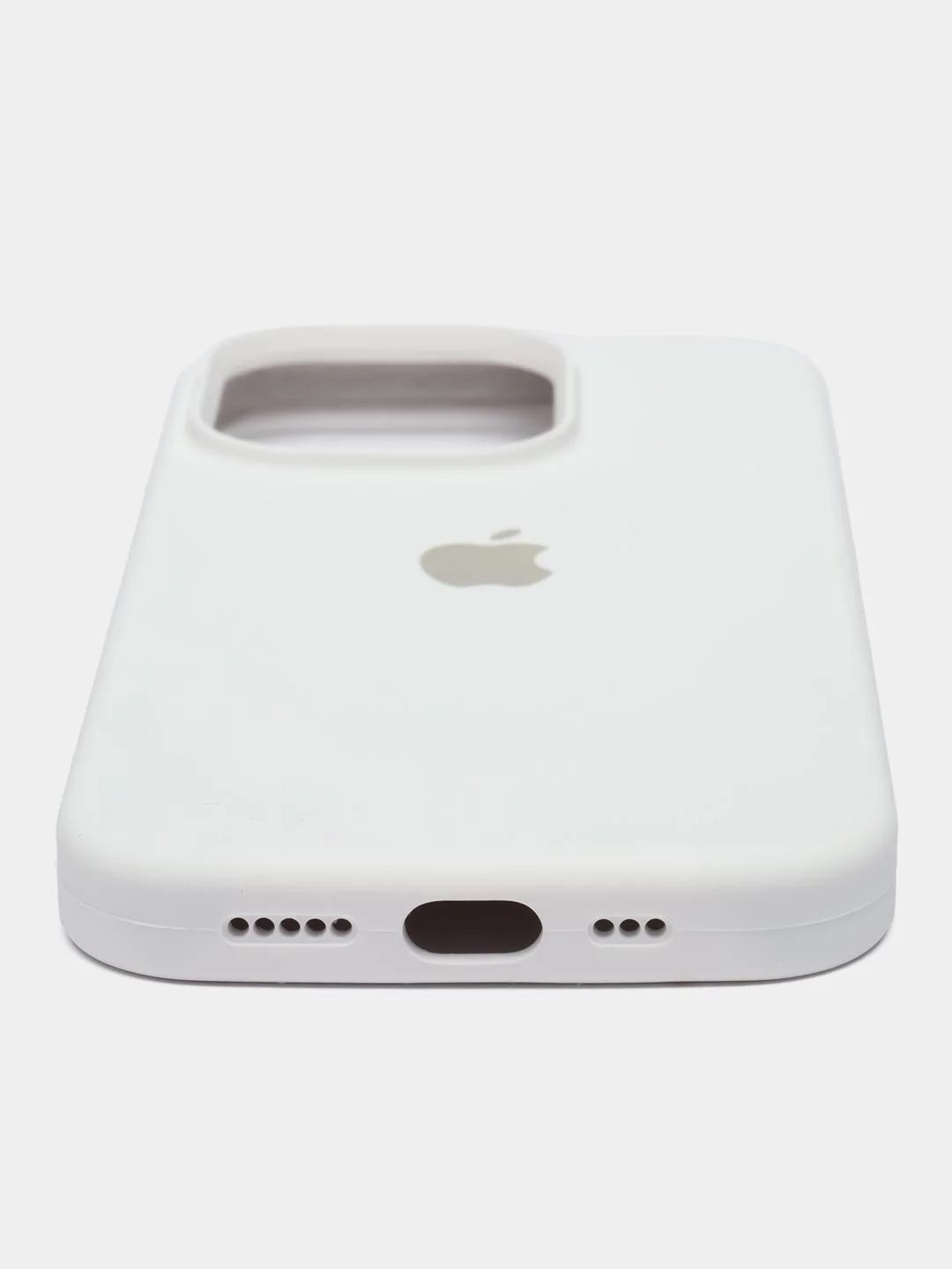 Белый чехол силиконовый Silicone Case для iPhone 14 / 14 Pro / 14 Plus / 14 Pro Max