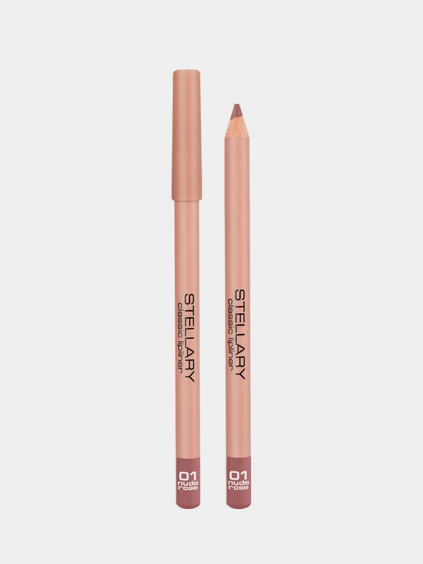 Карандаш для губ STELLARY, тон 01, дымчато-розовый, 1,35г
