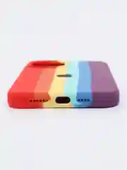 Разноцветный чехол силиконовый Apple Silicone Case для iPhone 12 Pro Max