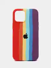 Разноцветный чехол силиконовый Apple Silicone Case для iPhone 12 Pro Max