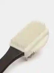 Черный щетка для замши, велюра и нубука, 15 x 4 см