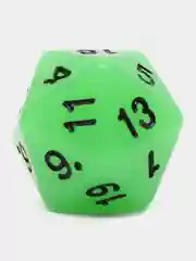 Алый кубик для D&D (Dungeons and Dragons, ДнД), Magic the Gathering, MTG, МТГ, д20, d20