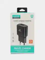 Белый зарядное устройство USB 2,4 A, блок питания