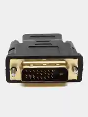 Черный переходник адаптер DVI-D 24+1 (F) - HDMI (M)