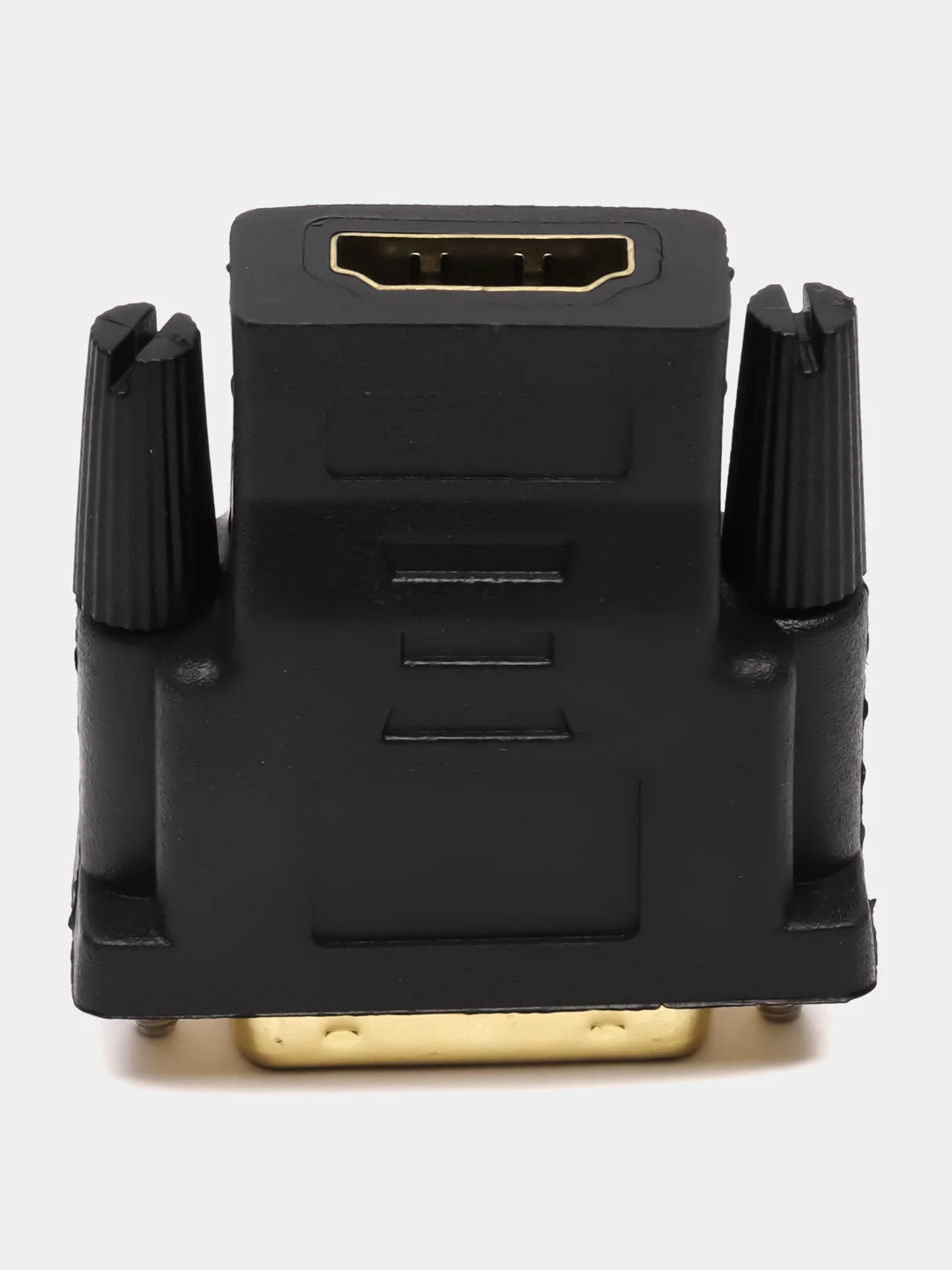Черный переходник адаптер DVI-D 24+1 (F) - HDMI (M)