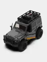 Тёмно-серый металлическая коллекционная машинка Mercedes Benz Gelendvagen