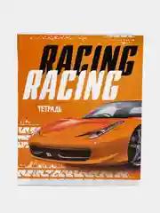 Зеленый тетрадь "Racing defender", 48 листов, в клетку