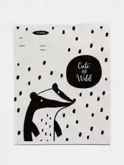 Молочный тетрадь 18 л., клетка "Black&white"