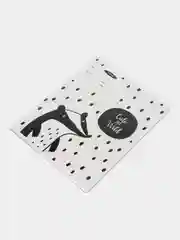 Молочный тетрадь 18 л., клетка "Black&white"