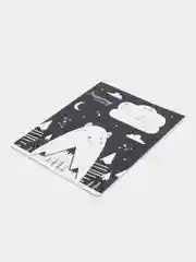 Молочный тетрадь 18 л., клетка "Black&white"