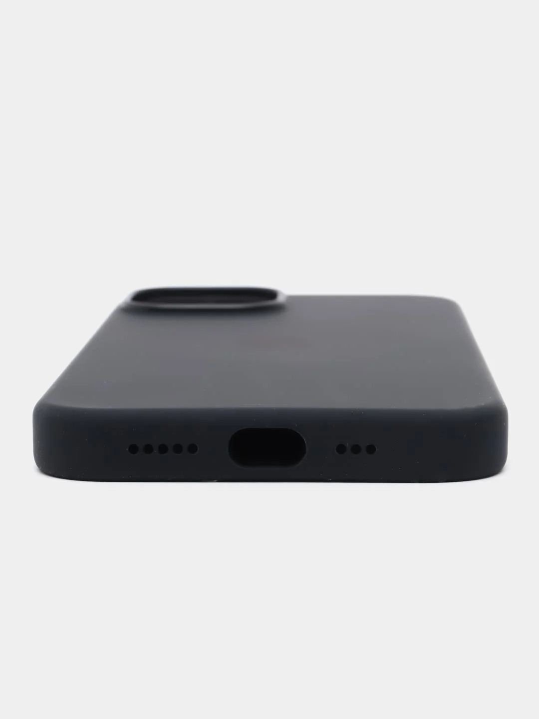 Черный чехол силиконовый c MagSafe для iPhone 14 / 14 Plus / 14 Pro / 14 Pro Max