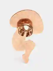 Конфетный значок металлический, брошь, пин, PIN "Девушка-Мухомор" на рюкзак, одежду, портфель, сумку