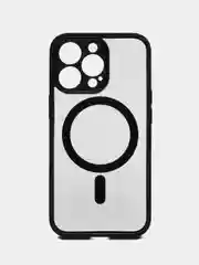 Черный чехол для iPhone 11, 12, 13, 14, 14 Pro, 14 Pro Max MagSafe, чехол на айфон магсейф