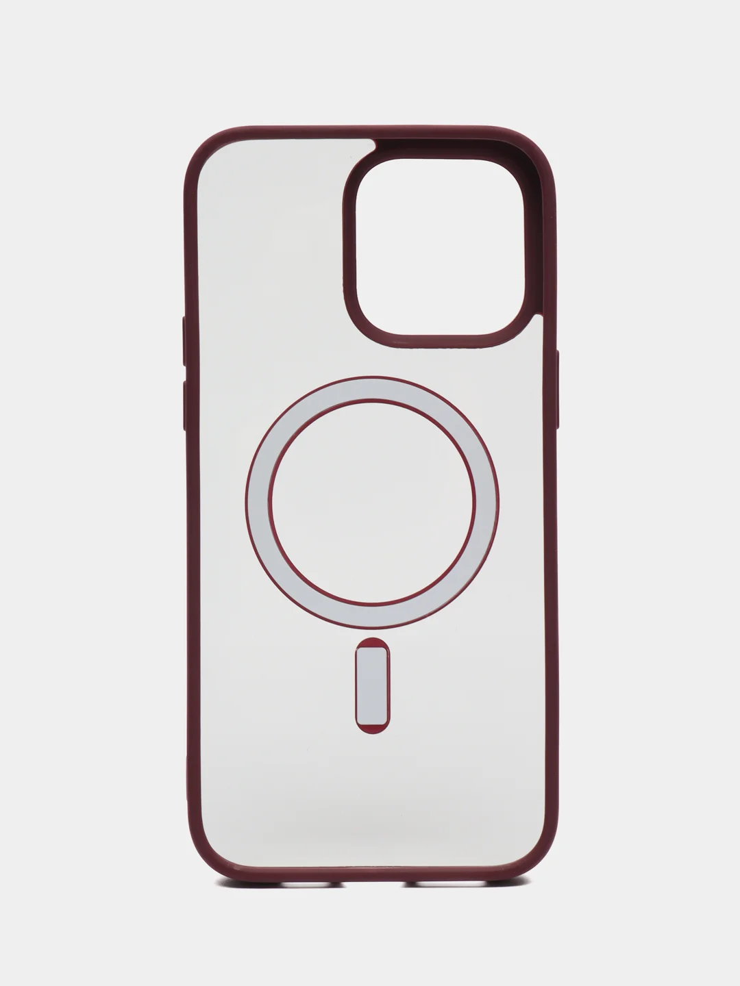 Багровый чехол для iPhone 11, 12, 13, 14, 15, 16, Pro, 15 Pro Max MagSafe, чехол на айфон магсейф