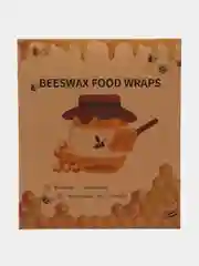 Восковые салфетки, для хранения продуктов, 3 штуки