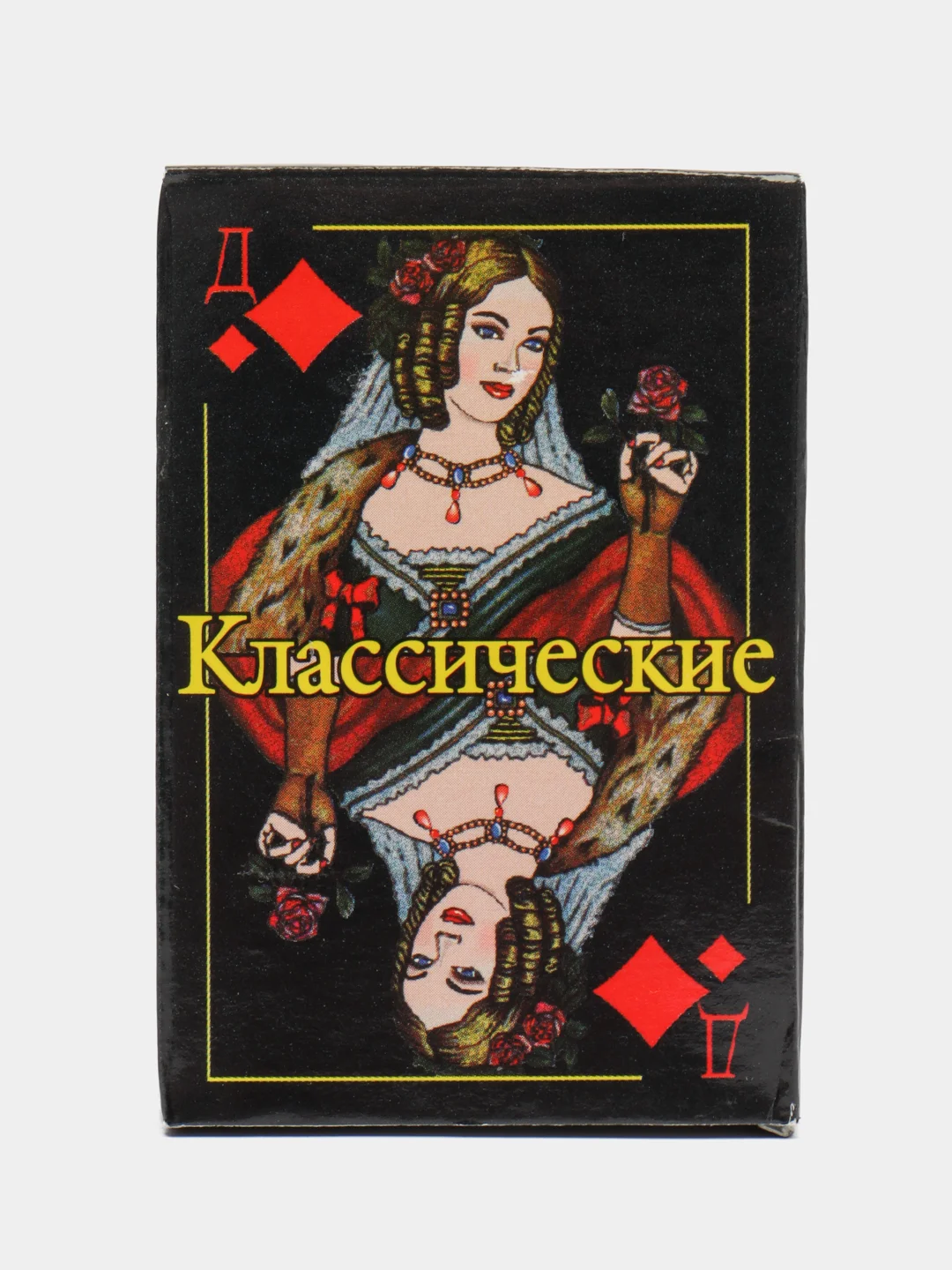 Карты игральные, 36 штук, черные, размер карты 5 х 7.5 см