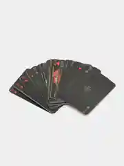 Карты игральные, 36 штук, черные, размер карты 5 х 7.5 см