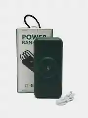Зеленый повербанк 30000 mah