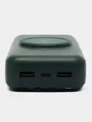 Зеленый повербанк 30000 mah