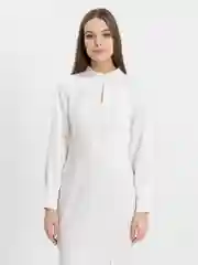 Белый платье женское, приталенное