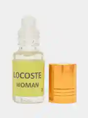 Масляные духи по мотивам LOCOSTЕ WOMAN (Лакостe вумэн), роликовый флакон, 3 мл, без спирта