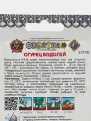 Семена Огурец "Водолей. Кольчуга", 0.3 г