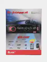 Автомагнитола, 1 DIN, Bluetooth, AUX, USB, 7 цветов подсветки