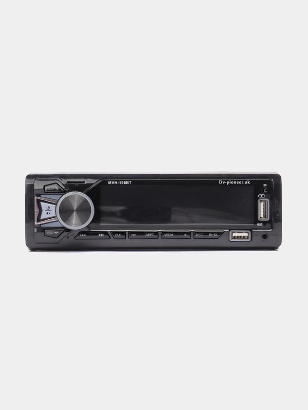 Автомагнитола, 1 DIN, Bluetooth, AUX, USB, 7 цветов подсветки