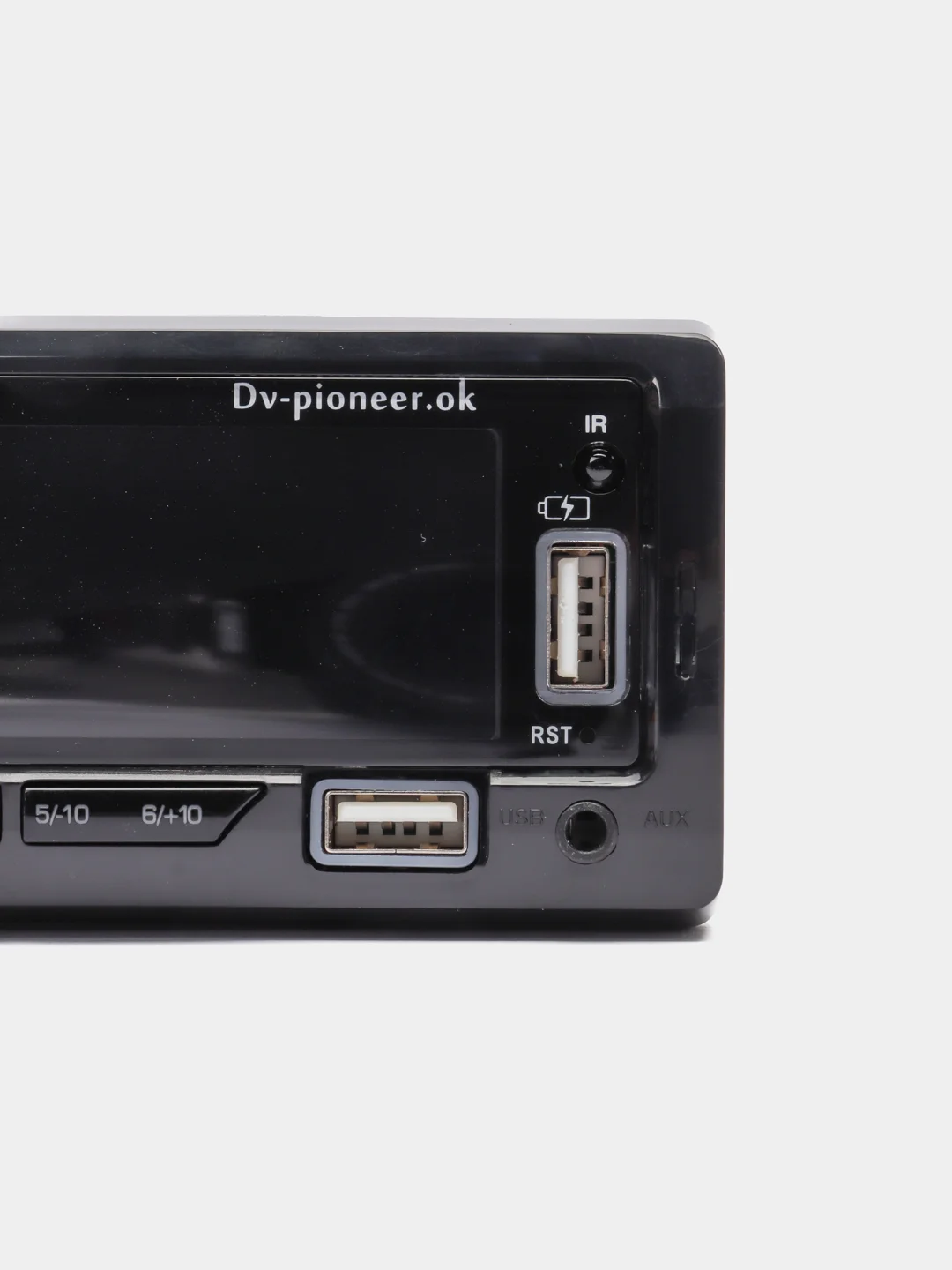 Автомагнитола, 1 DIN, Bluetooth, AUX, USB, 7 цветов подсветки
