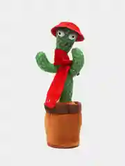 Красный игрушка танцующий и поющий повторюшка "Кактус"