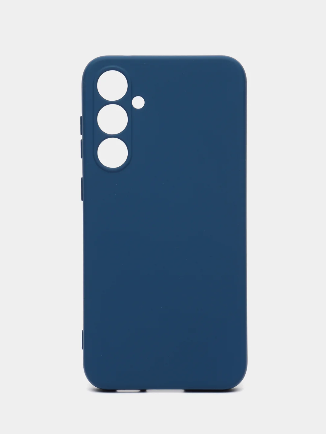 Синий чехол Silicone Cover для Samsung Galaxy S23 FE (Самсунг Галакси С23 ФЕ), силиконовый