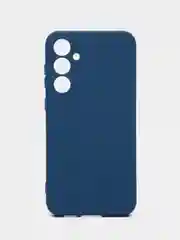 Синий чехол Silicone Cover для Samsung Galaxy S23 FE (Самсунг Галакси С23 ФЕ), силиконовый