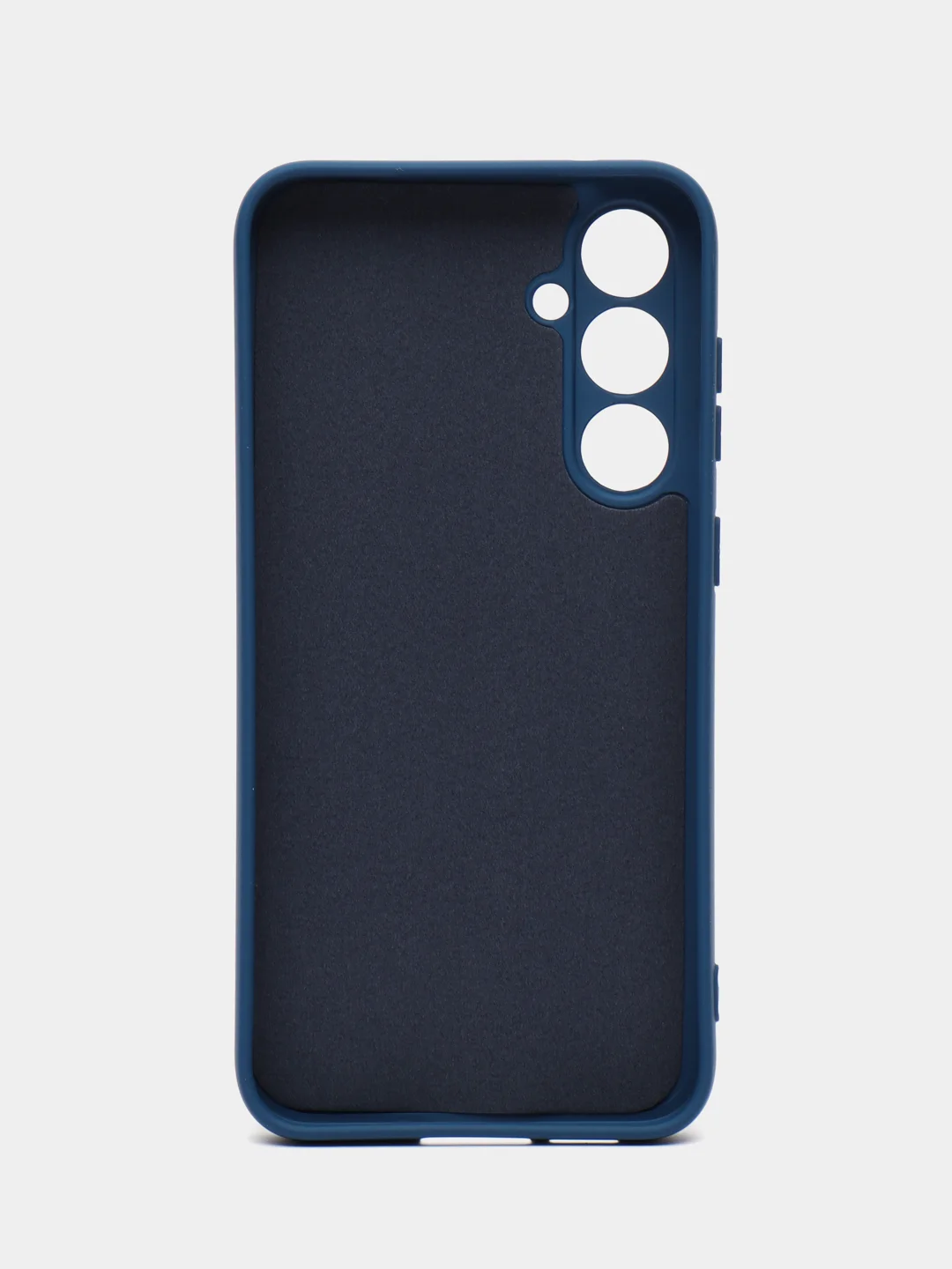 Синий чехол Silicone Cover для Samsung Galaxy S23 FE (Самсунг Галакси С23 ФЕ), силиконовый