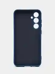 Синий чехол Silicone Cover для Samsung Galaxy S23 FE (Самсунг Галакси С23 ФЕ), силиконовый