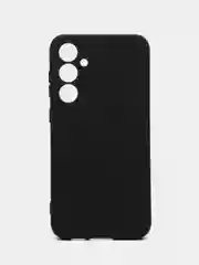 Черный чехол Silicone Cover для Samsung Galaxy S23 FE (Самсунг Галакси С23 ФЕ), силиконовый