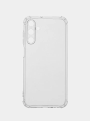 Чехол Samsung Galaxy A15 (Самсунг Галакси 15), прозрачный, силиконовый, противоударный