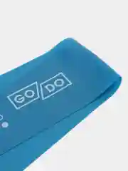 Синий фитнес резинка, лента спортивная, эспандер, Go Do Wide, 61 х 7,5 см