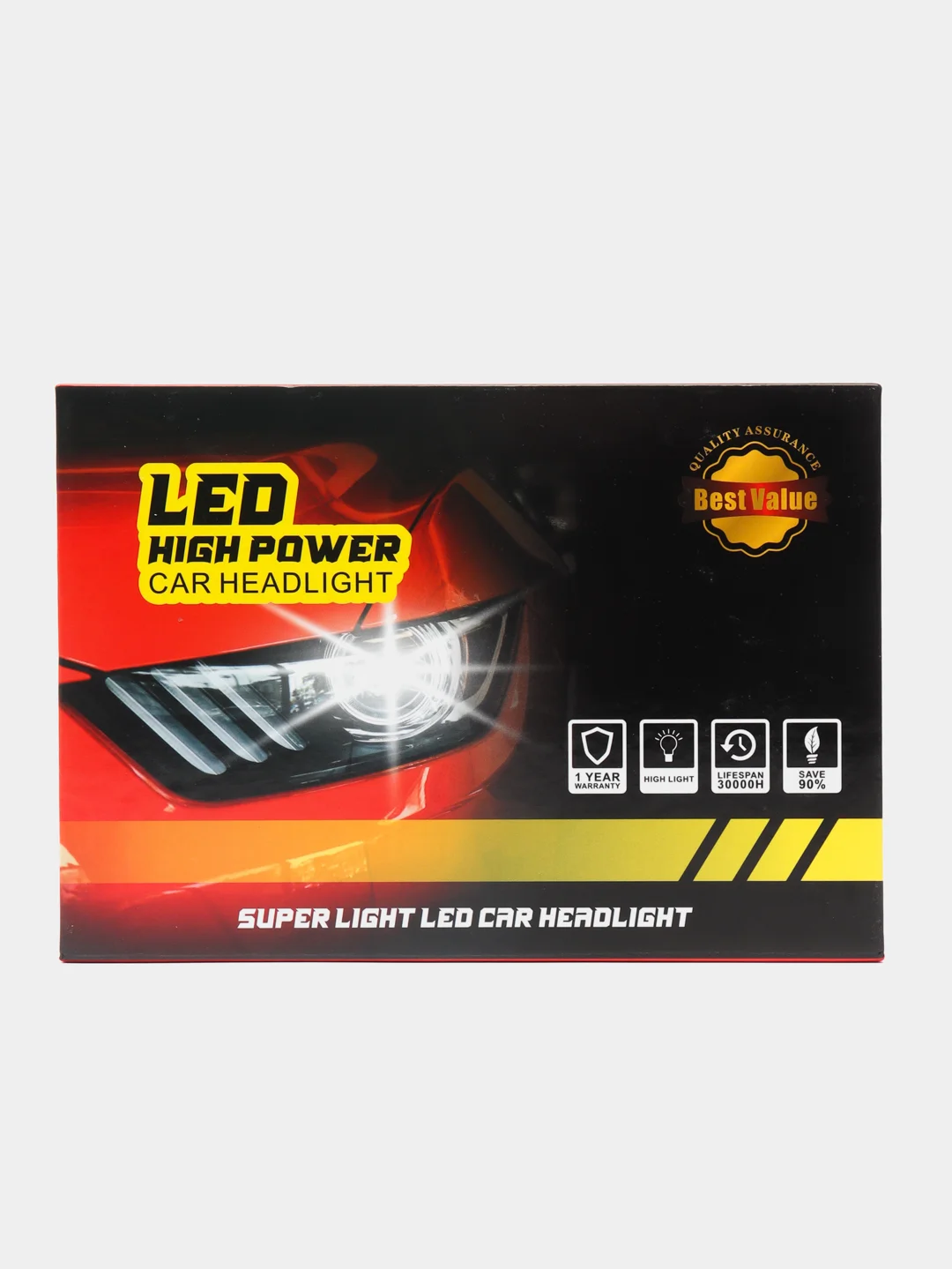 Светодиодная Led лампa V65 FAROCARO, 180Вт H4, H7