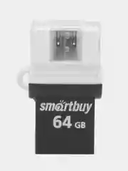 Флешка SmartBuy Poko OTG 16/32/64/128GB USB+Mirco, флеш карта, карта памяти, для телефона